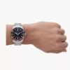 Armani Exchange Three-Hand Date Stainless Steel Watch